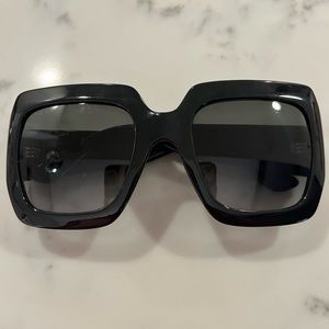 Gucci Pop Web 54mm rectangular sunglasses